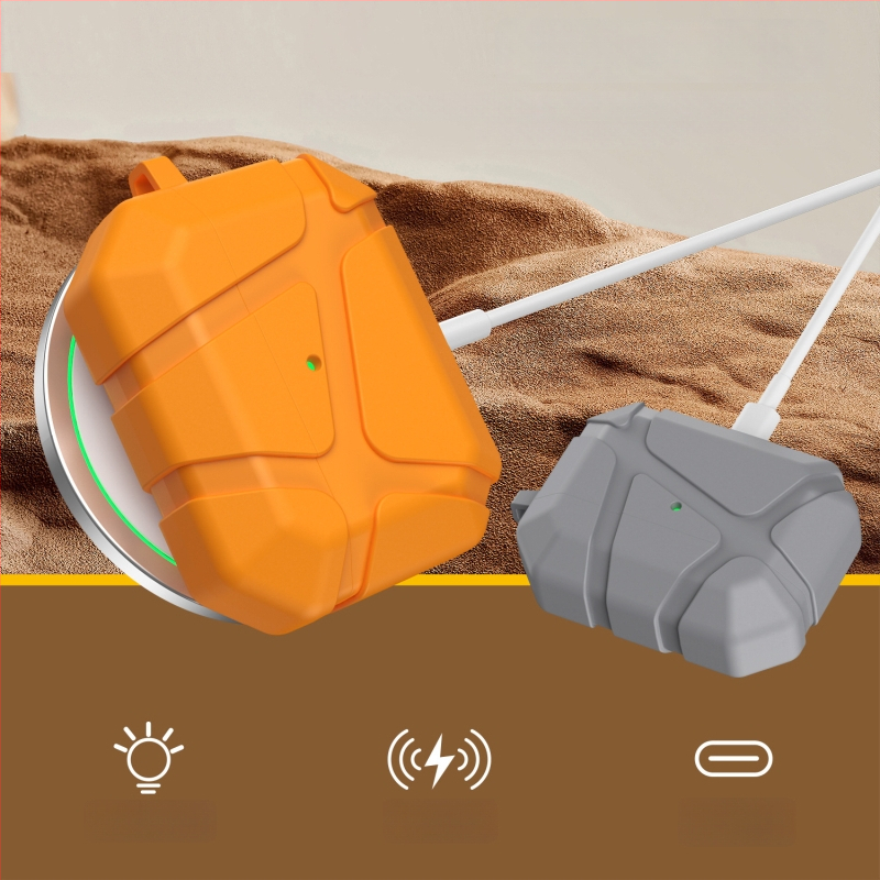 Kućište AirPods Pro (4. generacija) – potpuno zaštita, otporna na padove, kožni dodir, protuklizno