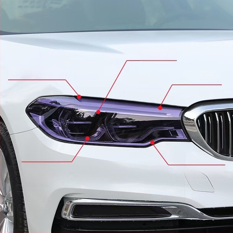 Automašīnas lukturu aizsardzības plēve, TPH materiāls, priekšējo lukturu aizsardzība