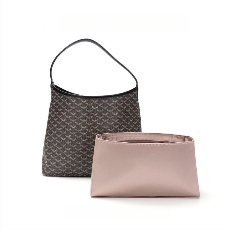 Дамски вътрешен органайзер за чанта хобо, полиестер, урбан стил, преносим и лек