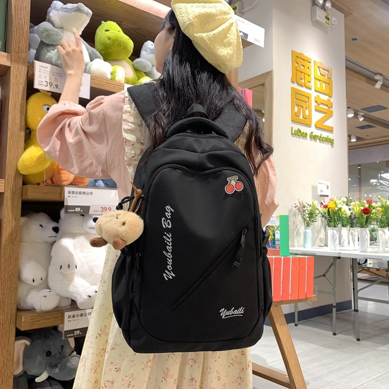 Rucsac unisex pentru campus, material Oxford, respirabil, curea Arc-Shoulder, căptușeală din poliester