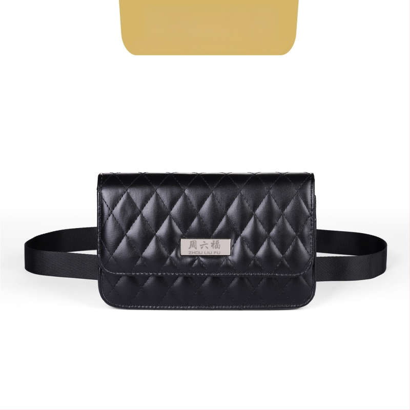 DWQID 2830 Поясна чанта за бижута – PU, магнитно закопчаване, вътрешно отделение за мобилен телефон