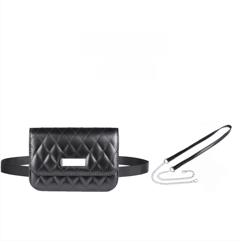 DWQID 2830 Поясна чанта за бижута – PU, магнитно закопчаване, вътрешно отделение за мобилен телефон