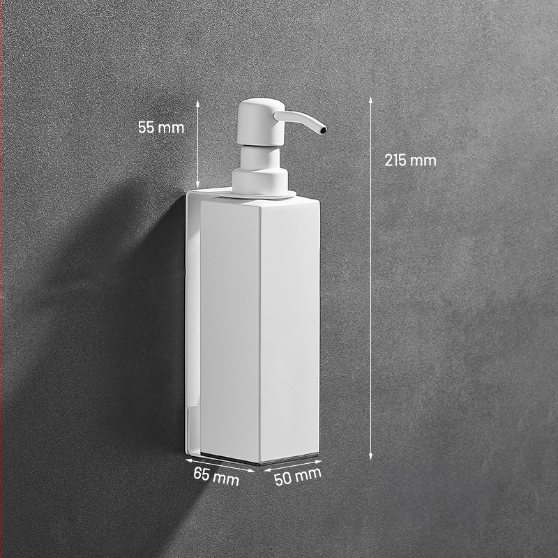 Caprena Dozator de săpun din oțel inoxidabil 304, montat pe perete – set de 3, acționare manuală, pentru hoteluri