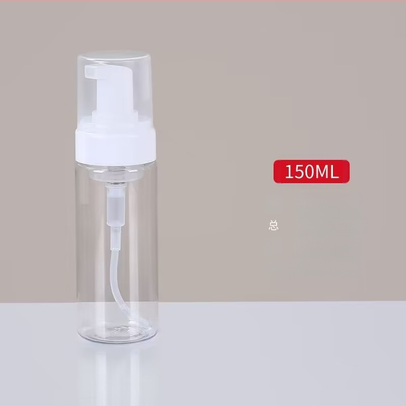 Nyomófejes habosító flakon arctisztítóhoz, samponhoz és kézkrémhez (fúvott palack; injektálásos gyártás; karton csomagolás; Eredet: Kína)