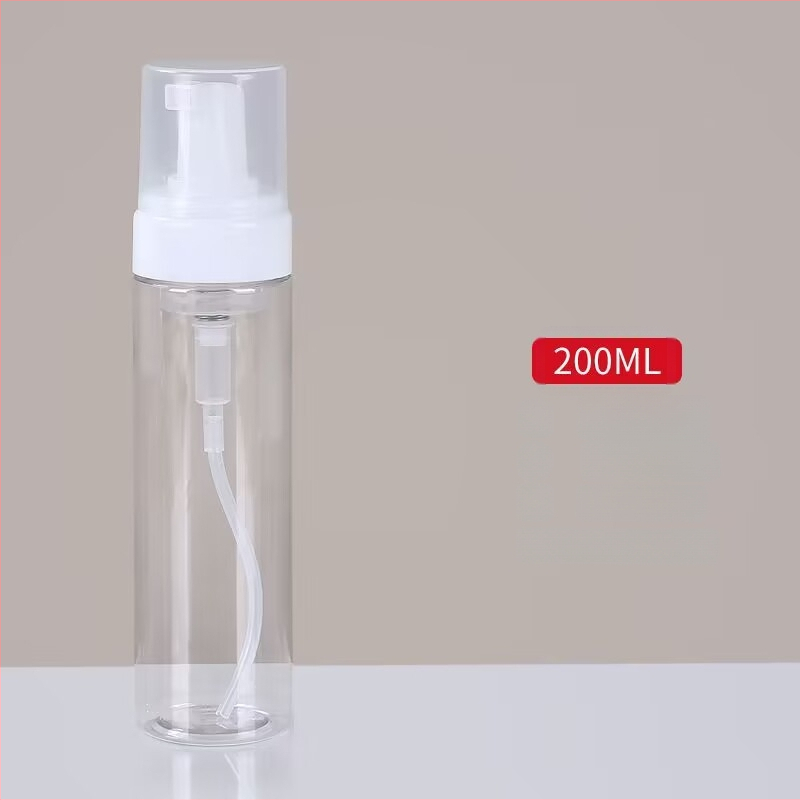 Nyomófejes habosító flakon arctisztítóhoz, samponhoz és kézkrémhez (fúvott palack; injektálásos gyártás; karton csomagolás; Eredet: Kína)