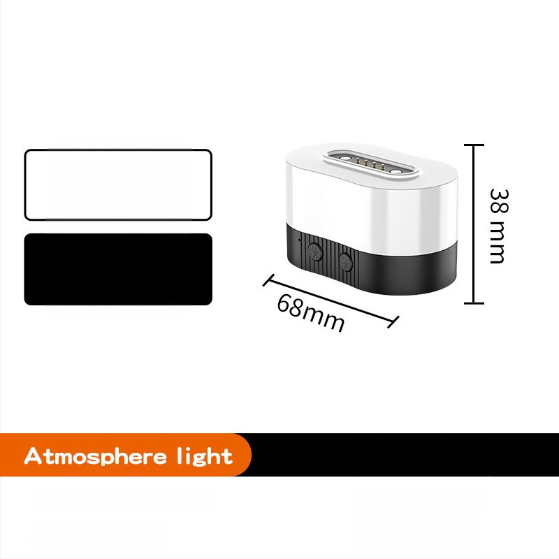 RGB магнитна настолна лампа с USB презареждане и плавно димиране за атмосферично осветление