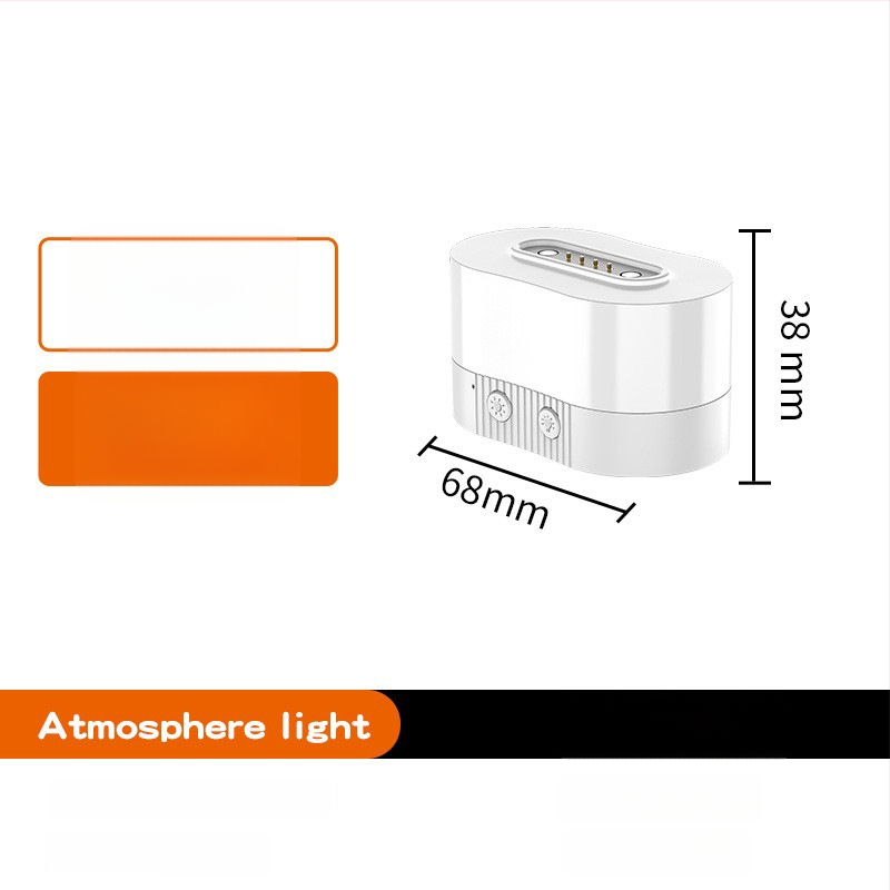 RGB магнитна настолна лампа с USB презареждане и плавно димиране за атмосферично осветление
