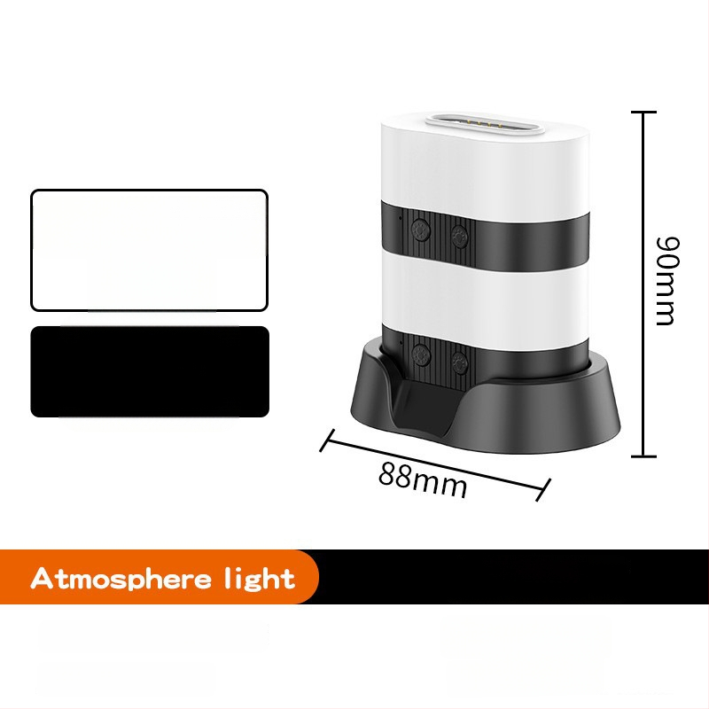 RGB магнитна настолна лампа с USB презареждане и плавно димиране за атмосферично осветление