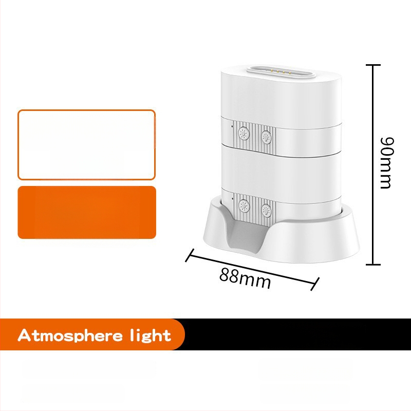 RGB магнитна настолна лампа с USB презареждане и плавно димиране за атмосферично осветление