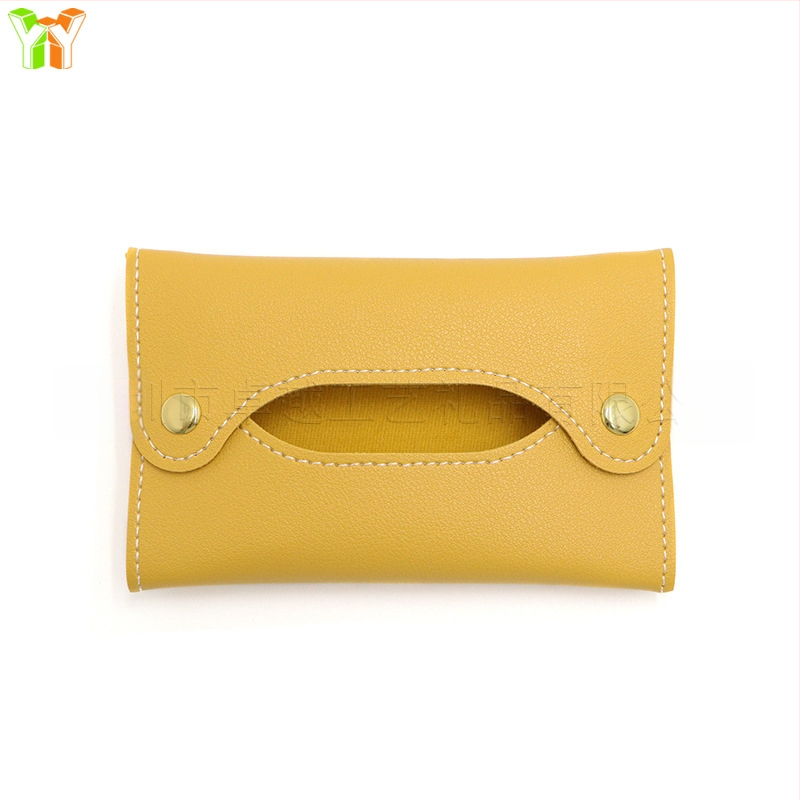 Δερμάτινη μικρή θήκη για χαρτοπετσέτες | Συμβατή με αποσπώμενες χαρτοπετσετες | Διάφορες χρήσεις | Μοντέλο XY24102417 | Για αυτοκίνητο, σαλόνι, μπάνιο