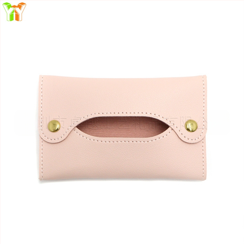 Δερμάτινη μικρή θήκη για χαρτοπετσέτες | Συμβατή με αποσπώμενες χαρτοπετσετες | Διάφορες χρήσεις | Μοντέλο XY24102417 | Για αυτοκίνητο, σαλόνι, μπάνιο