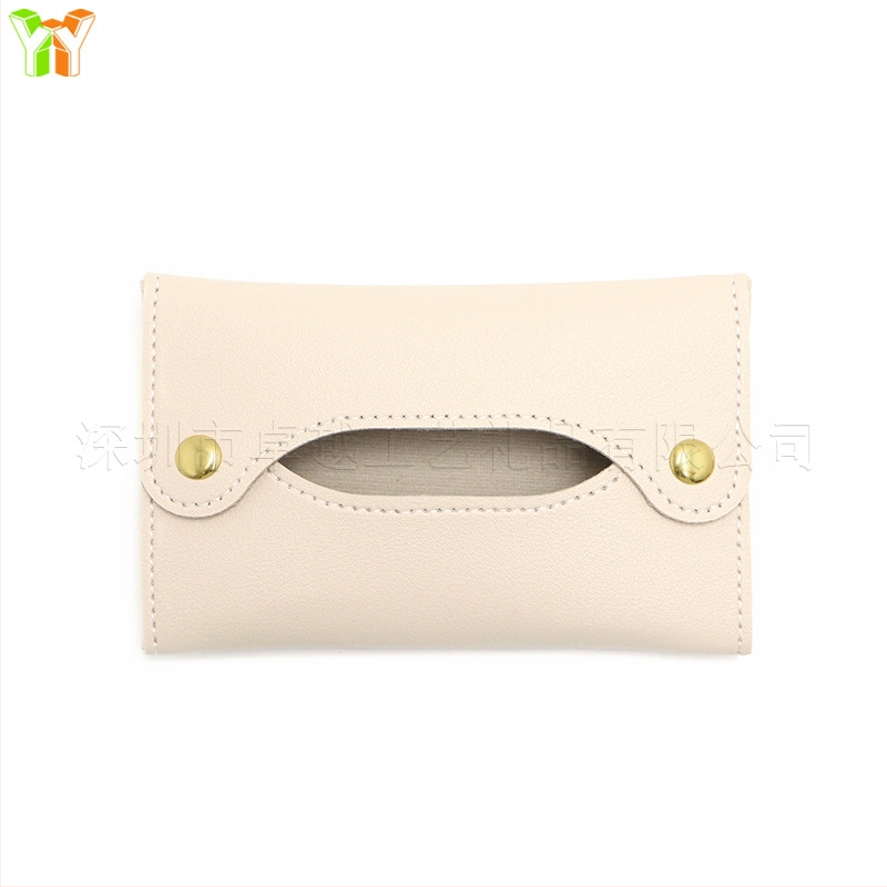 Δερμάτινη μικρή θήκη για χαρτοπετσέτες | Συμβατή με αποσπώμενες χαρτοπετσετες | Διάφορες χρήσεις | Μοντέλο XY24102417 | Για αυτοκίνητο, σαλόνι, μπάνιο