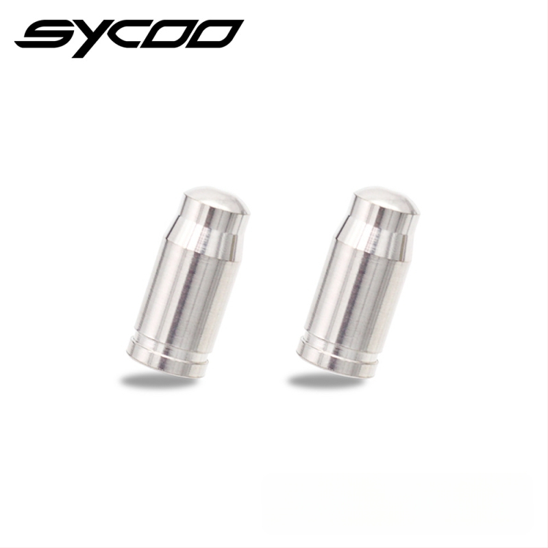 Sycoo capac de valve Presta, titan pentru bicicletă de munte, personalizabil, pachet cu 2 bucăți