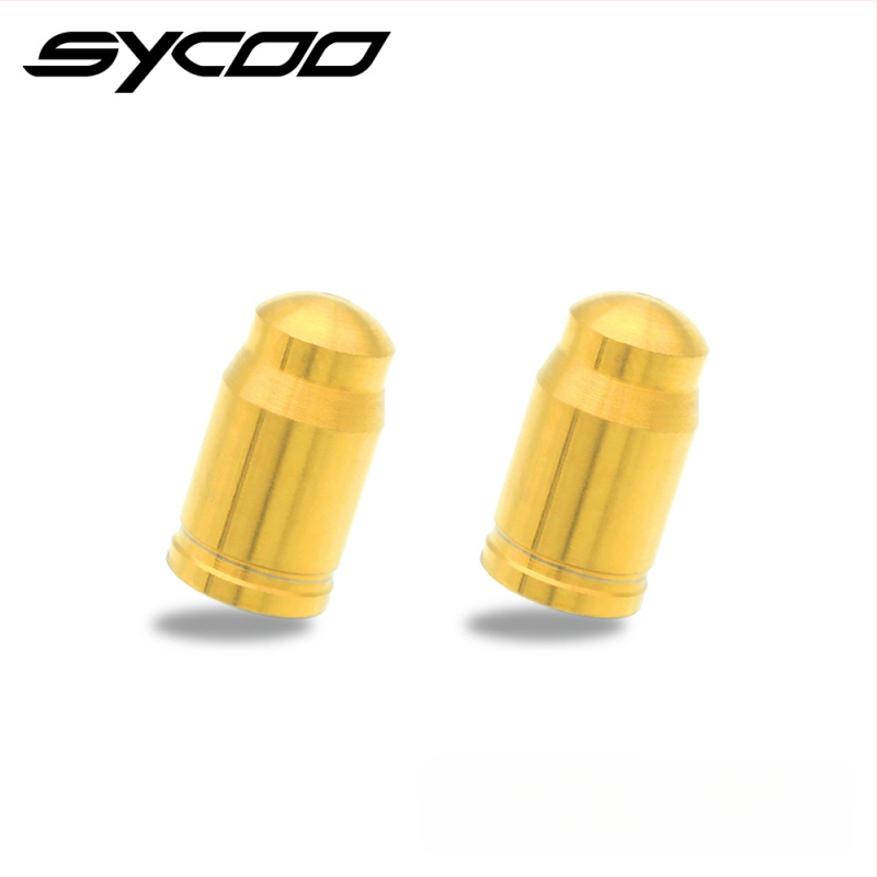 Sycoo capac de valve Presta, titan pentru bicicletă de munte, personalizabil, pachet cu 2 bucăți