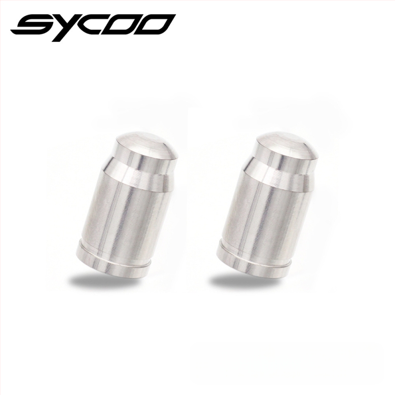 Sycoo capac de valve Presta, titan pentru bicicletă de munte, personalizabil, pachet cu 2 bucăți