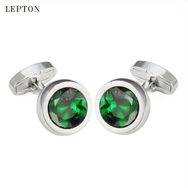 Κρίκοι μανικιών από χαλκό, unisex, στρογγυλού σχήματος, με κρυστάλλους αμέθιστου, ηλεκτροπλατινωμένοι