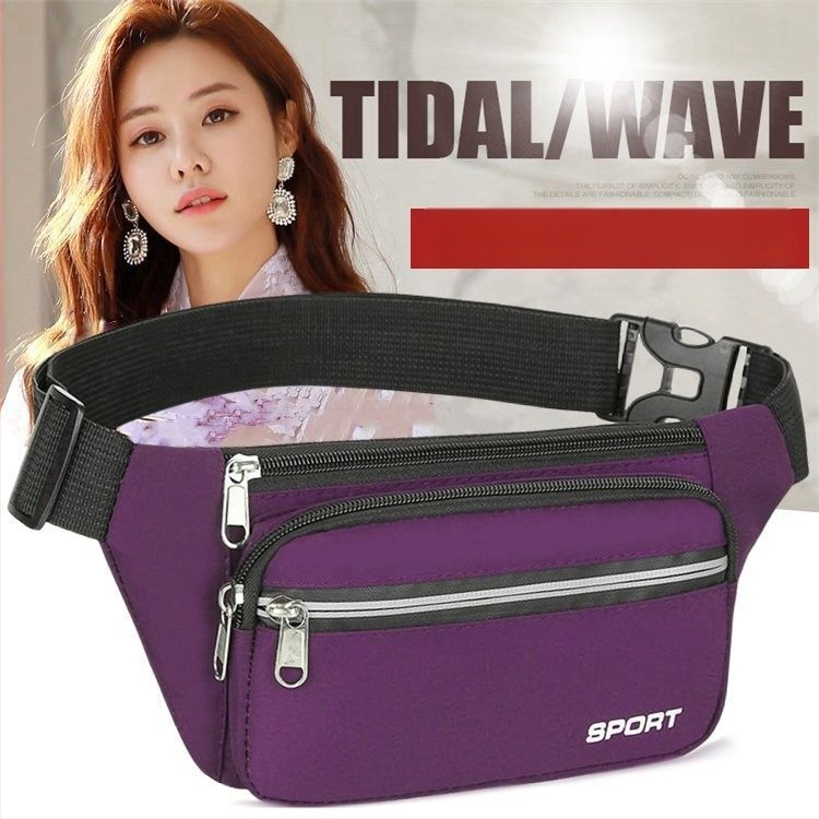 Juosmens krepšys - PU medžiaga, atsparus vandeniui, didelė talpa, universalus, sportui ir kelionėms