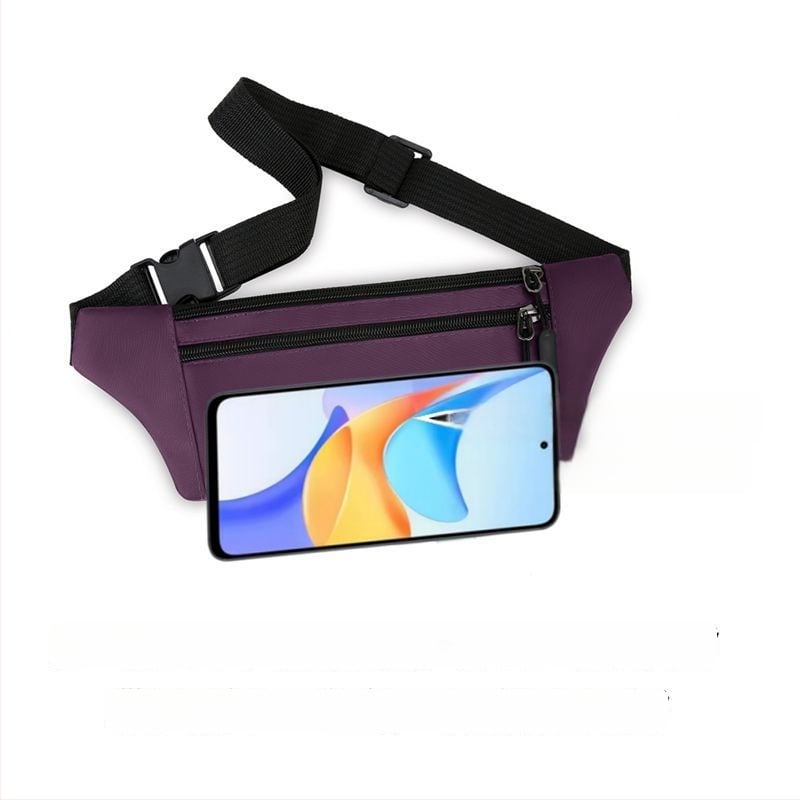 Juosmens krepšys - PU medžiaga, atsparus vandeniui, didelė talpa, universalus, sportui ir kelionėms