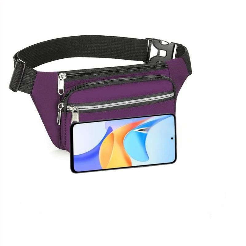 Juosmens krepšys - PU medžiaga, atsparus vandeniui, didelė talpa, universalus, sportui ir kelionėms