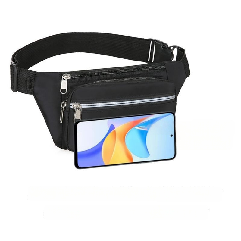 Juosmens krepšys - PU medžiaga, atsparus vandeniui, didelė talpa, universalus, sportui ir kelionėms