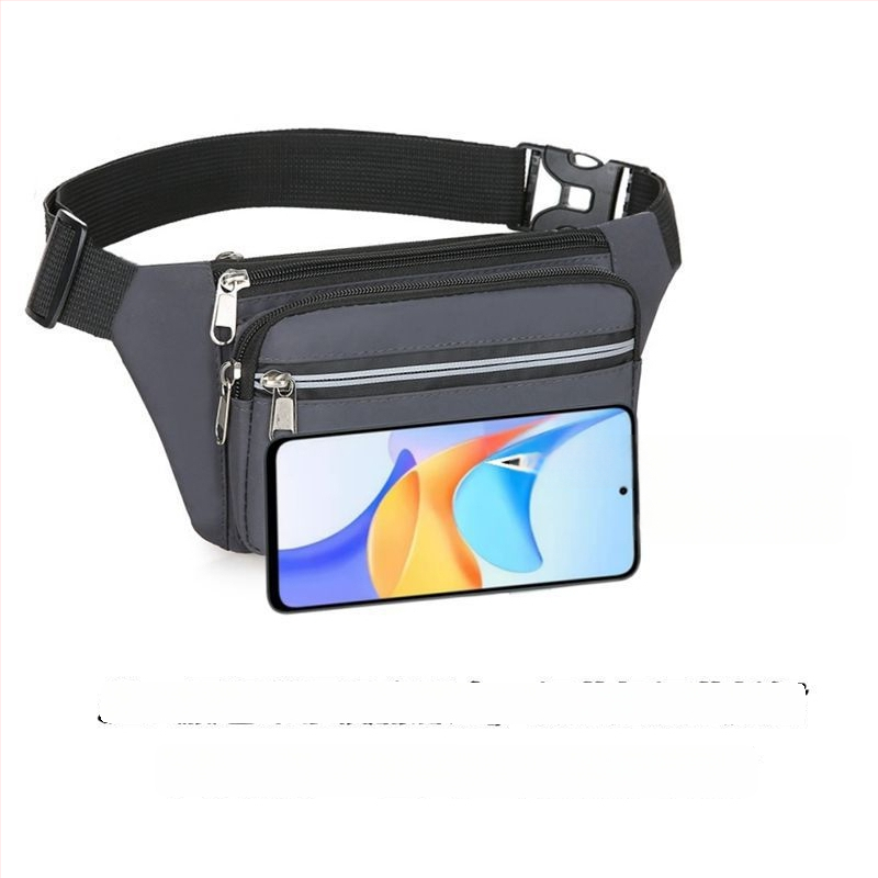 Juosmens krepšys - PU medžiaga, atsparus vandeniui, didelė talpa, universalus, sportui ir kelionėms