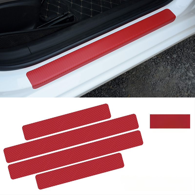 Automobiļa sānu sliekšņa aizsardzība - 3D oglekļa šķiedras uzlīme, universāla savietojamība