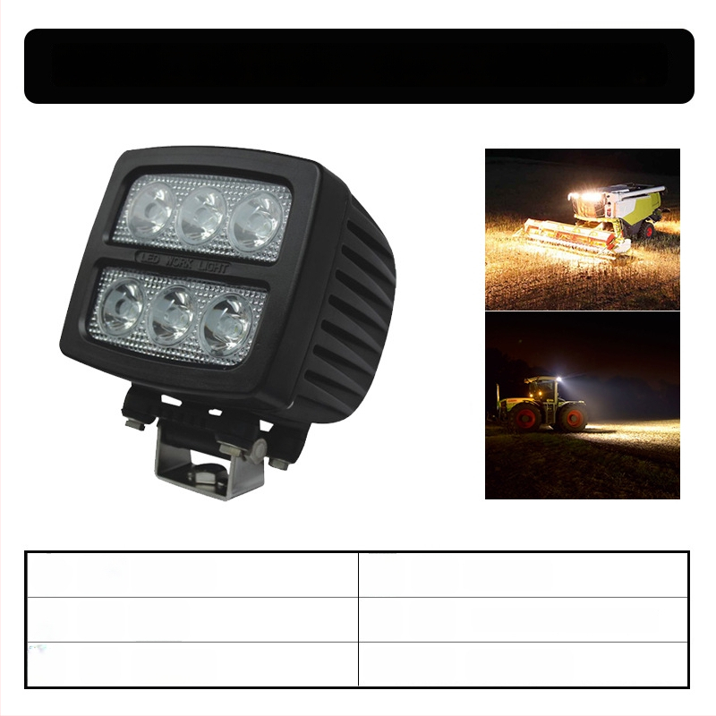 XRLL LED Φως εργασίας 60W για ανυψωτικά οχήματα, οχήματα εκτός δρόμου και εκσκαφείς (DC 10-80V, -40°C έως 80°C, 50.000 ώρες)