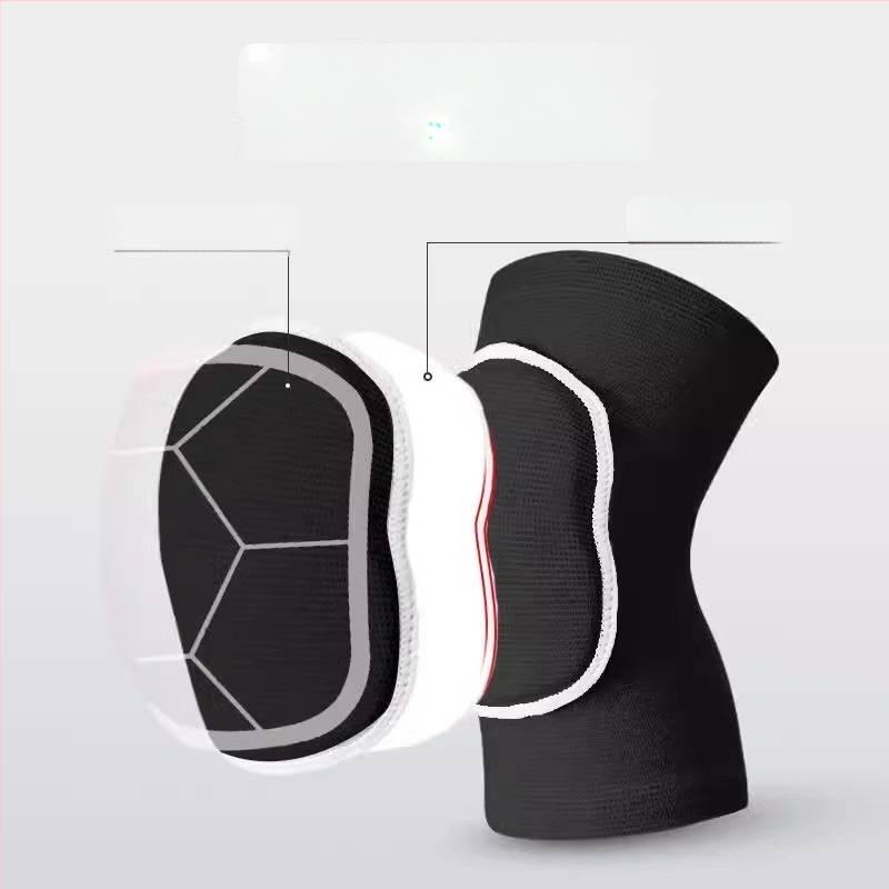 Feiyali коленни протектори за танци и фитнес, нейлонова конструкция, защита на коляното, подходящи за танцово движение