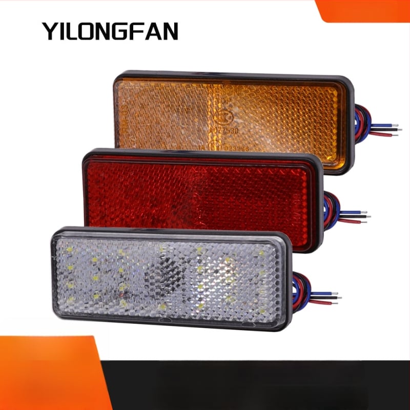 24-LED Οπίσθιο Φως για Ηλεκτρικά Οχήματα και Μοτοσικλέτες — IP66, 12V DC, 40 lm, 2835 LED