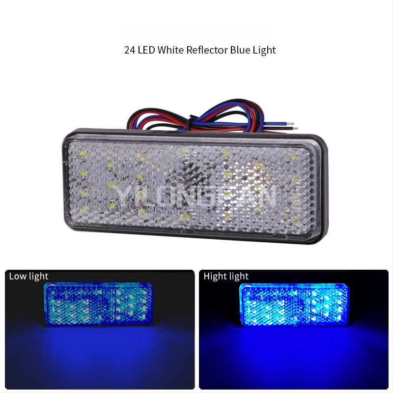 24-LED Οπίσθιο Φως για Ηλεκτρικά Οχήματα και Μοτοσικλέτες — IP66, 12V DC, 40 lm, 2835 LED