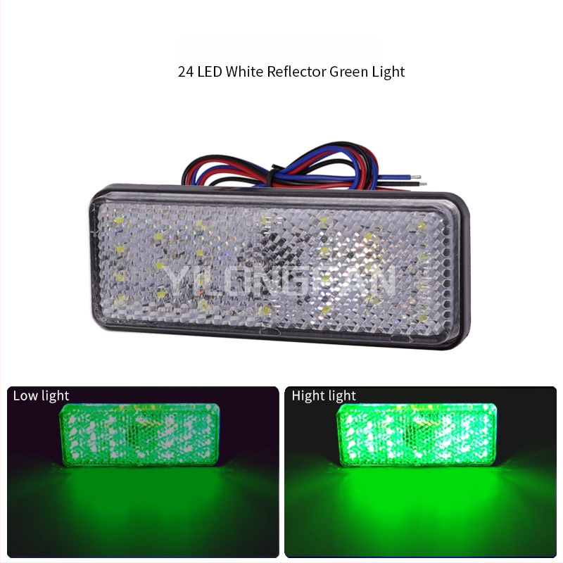 24-LED Οπίσθιο Φως για Ηλεκτρικά Οχήματα και Μοτοσικλέτες — IP66, 12V DC, 40 lm, 2835 LED