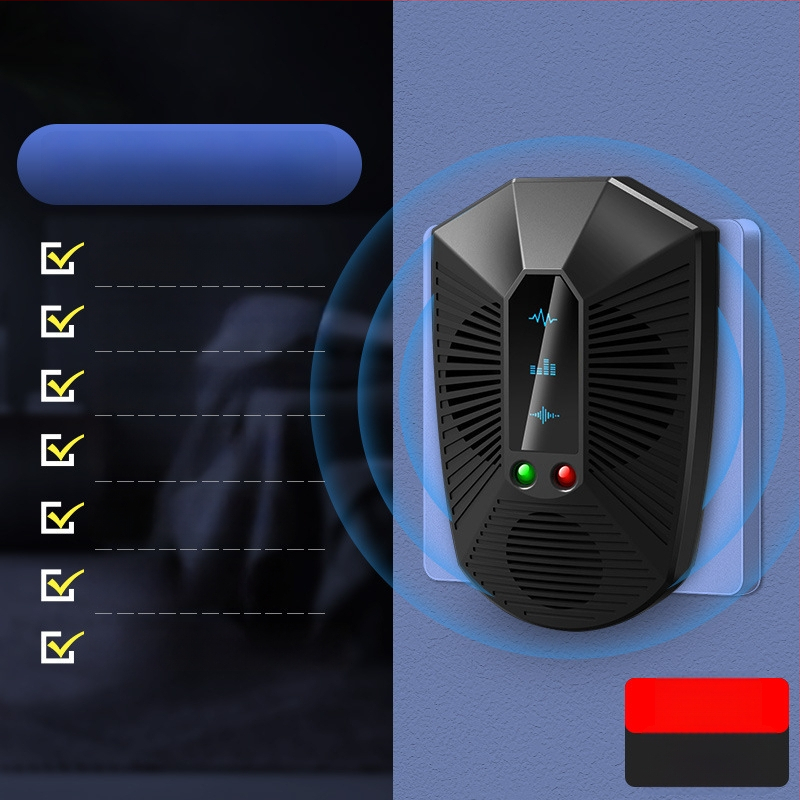 Otthoni ultrahangos patkányriasztó készülék, magas teljesítményű elektronikus kártevőriasztó, modell 818ML, 220V