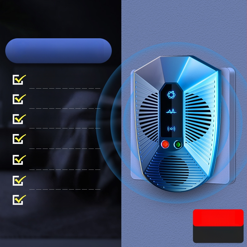 Otthoni ultrahangos patkányriasztó készülék, magas teljesítményű elektronikus kártevőriasztó, modell 818ML, 220V