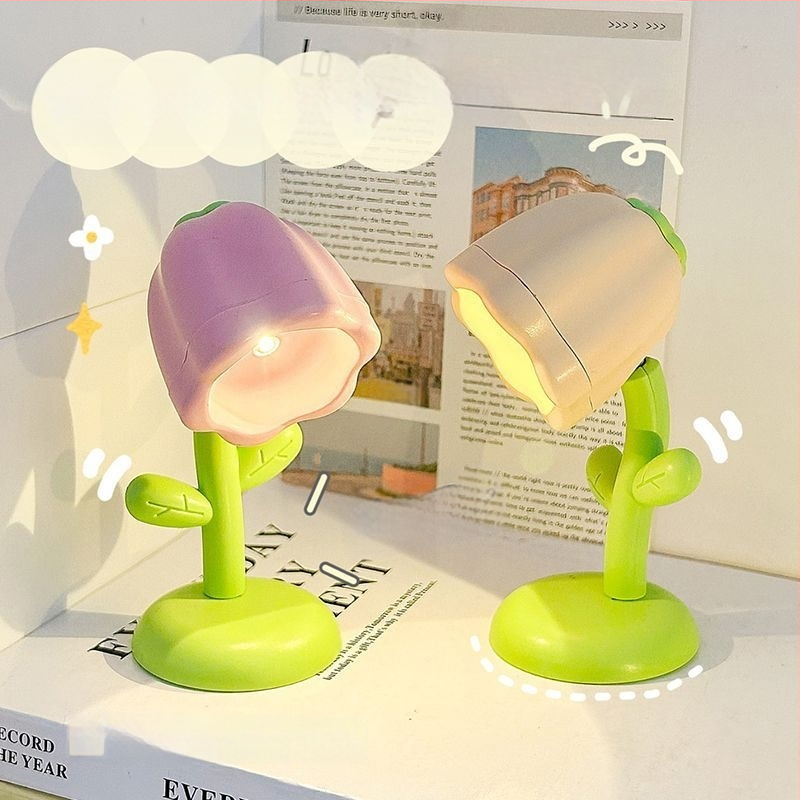 Креативна мини цветна нощна лампа – LED настолен декоративен осветител за спалня; Марка Liberal arts; Източник на светлина: LEDs; Материал: Other; Произход: Other; Тип на абажур: Other