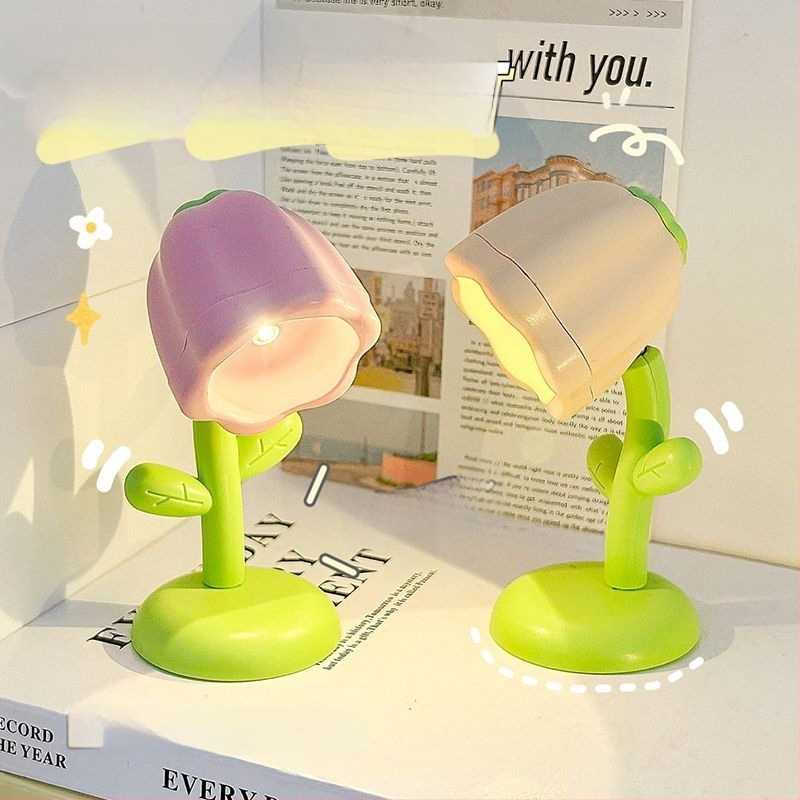 Креативна мини цветна нощна лампа – LED настолен декоративен осветител за спалня; Марка Liberal arts; Източник на светлина: LEDs; Материал: Other; Произход: Other; Тип на абажур: Other