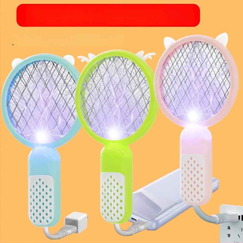 Kettő az egyben elektromos szúnyogirtó – újratölthető, UV lila fény csapda, akkumulátor akár 800 mAh, üzemidő 12–24 óra