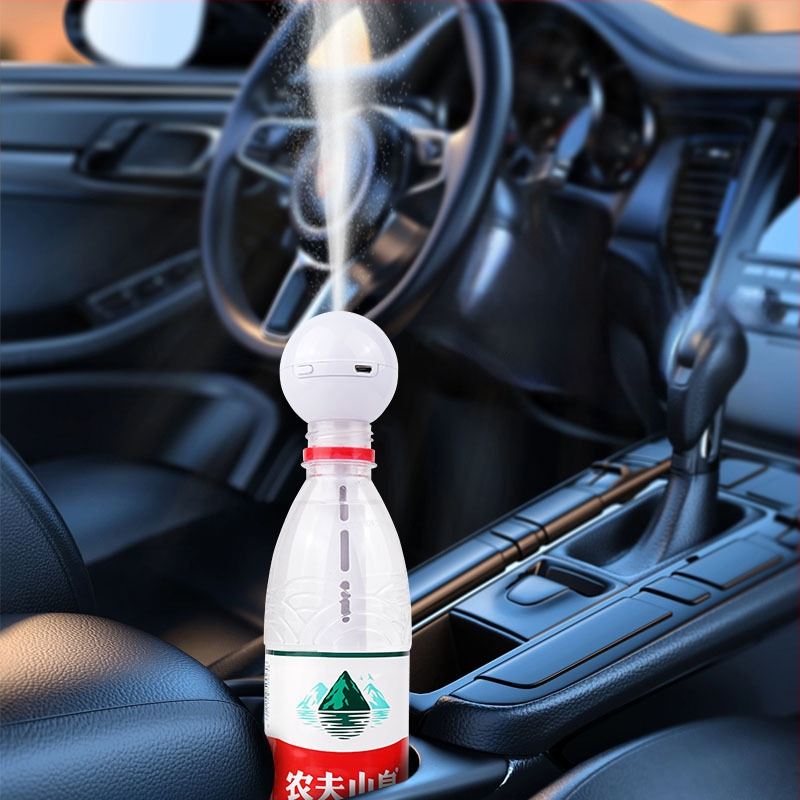 Φορτιζόμενος υγραντήρας, φορητός, διπλής χρήσης για αυτοκίνητο και σπίτι, κρύος ψεκασμός, 3ος τρόπος λειτουργίας