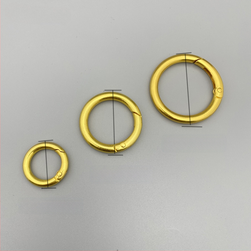 Σετ εξαρτημάτων μετατροπής για Messenger τσάντα: δαχτυλίδι, ανοιχτό δαχτυλίδι, ελατήριος δαχτυλίδι, μεταλλικό κούμπωμα για τσάντα ώμου