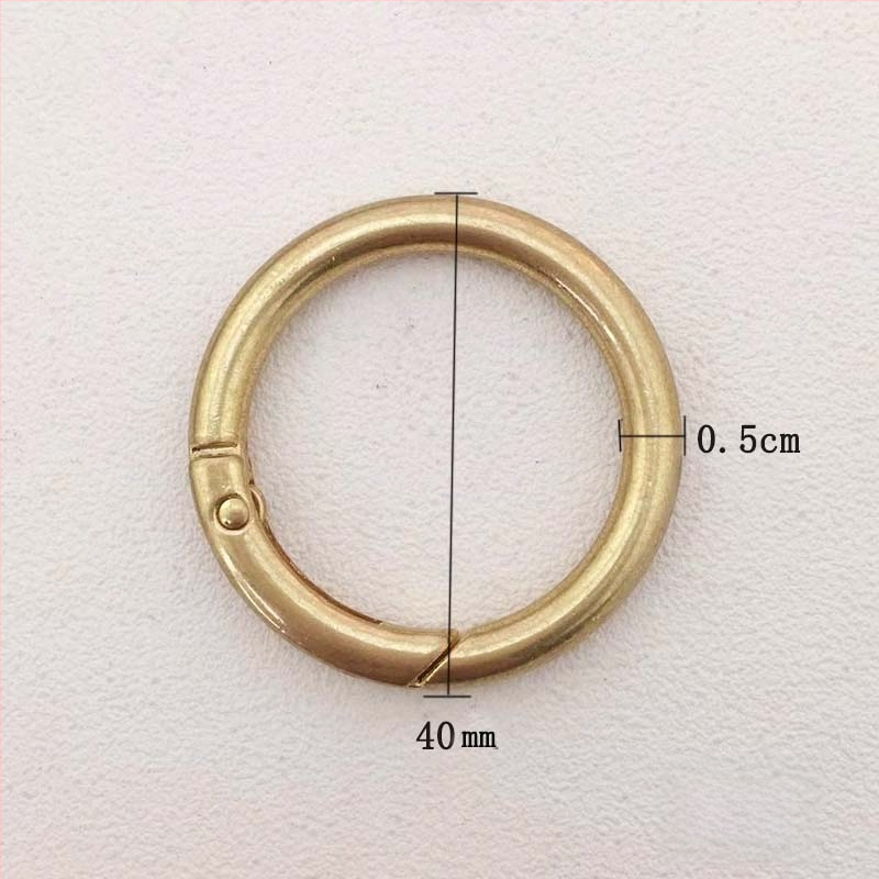 Σετ εξαρτημάτων μετατροπής για Messenger τσάντα: δαχτυλίδι, ανοιχτό δαχτυλίδι, ελατήριος δαχτυλίδι, μεταλλικό κούμπωμα για τσάντα ώμου