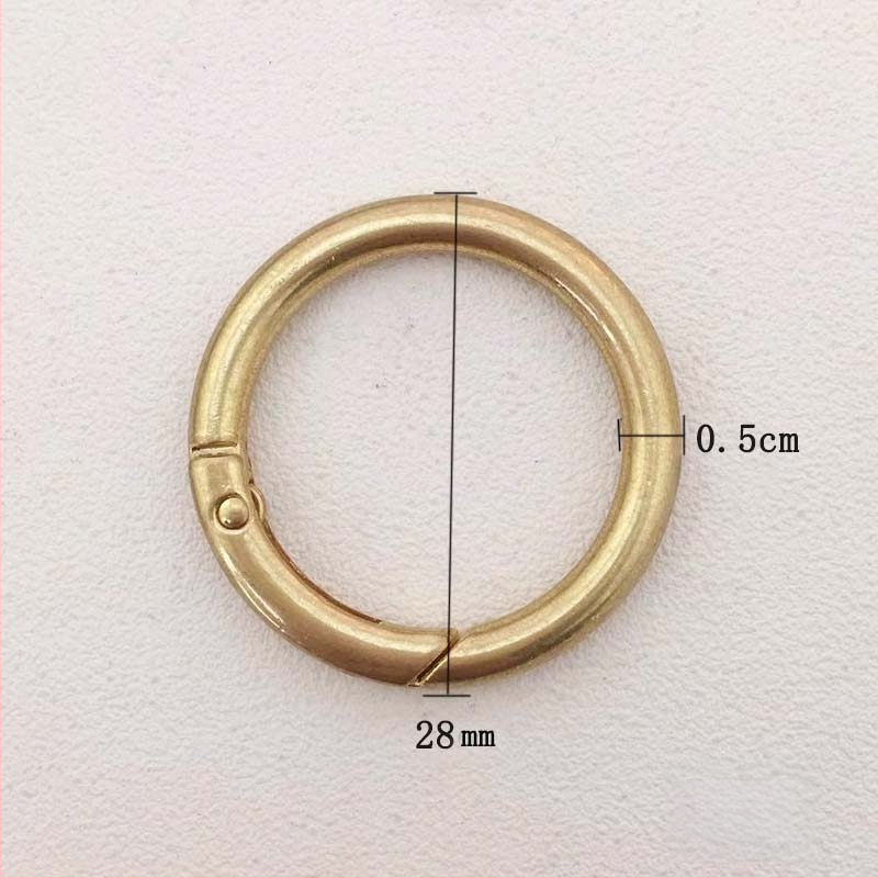 Σετ εξαρτημάτων μετατροπής για Messenger τσάντα: δαχτυλίδι, ανοιχτό δαχτυλίδι, ελατήριος δαχτυλίδι, μεταλλικό κούμπωμα για τσάντα ώμου