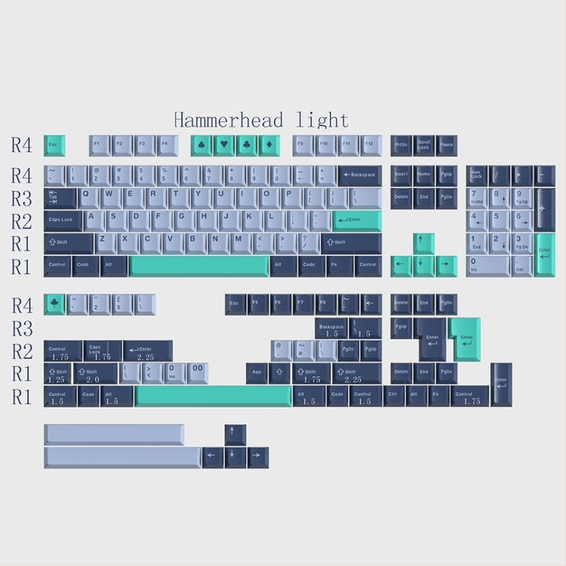 GMK 163 капачета за механична клавиатура, универсална съвместимост, ABS материал, кръстовиден стержен, поддръжка на персонализация