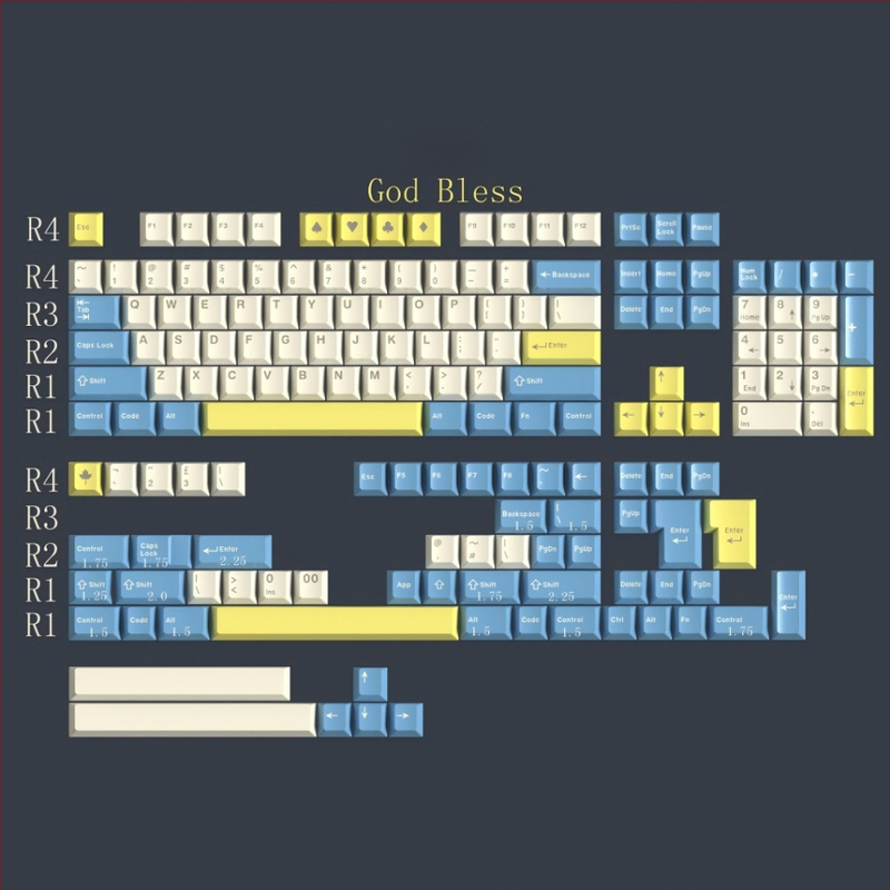 GMK 163 капачета за механична клавиатура, универсална съвместимост, ABS материал, кръстовиден стержен, поддръжка на персонализация