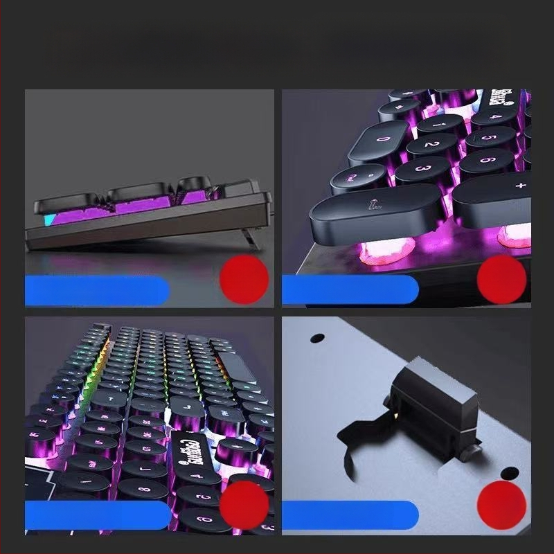 Комплект клавиатура и мишка, проводен, с цифрова клавиатура, без подсветка