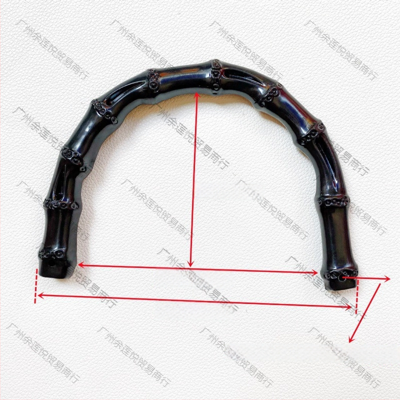 Πλεκτή λαβή για τσάντα από πλαστικό με εμφάνιση μπαμπού, κατάλληλη για DIY