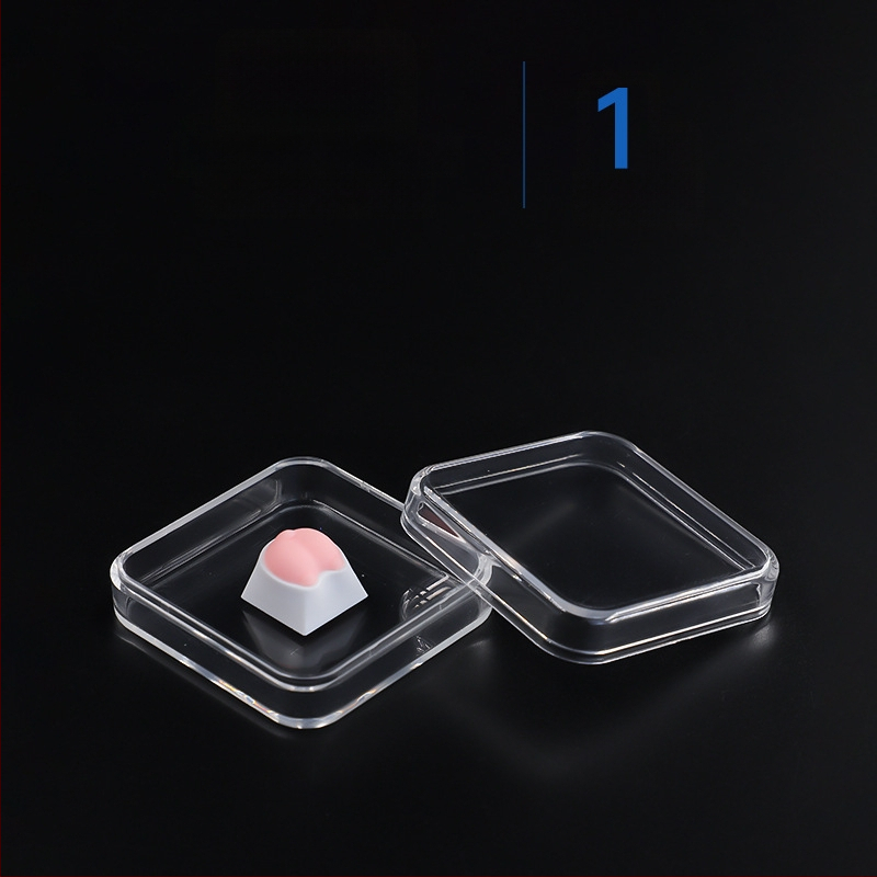 Тестер за клавишни превключватели на клавиатура с прозрачен PC материал, механичен вал със зелена ос, 4+ поддържани устройства и персонализирана кутия за клавишни капачки