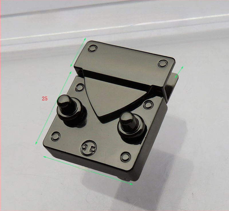 Shrimp button μεταλλικός εξοπλισμός για τσάντες – κλειδαριά με στροφή, μακρύ δαχτυλίδι για ιμάντα, για δερμάτινες τσάντες