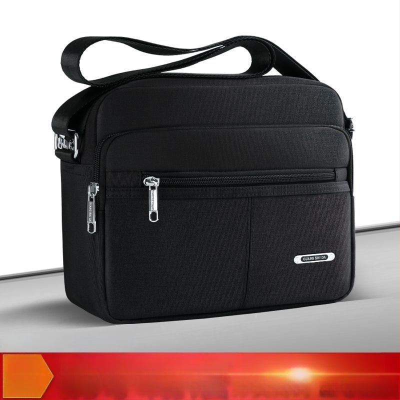 Férfi PU válltáska — vízálló, Oxford béléssel, szabadidős utazásokhoz, nyár 2024