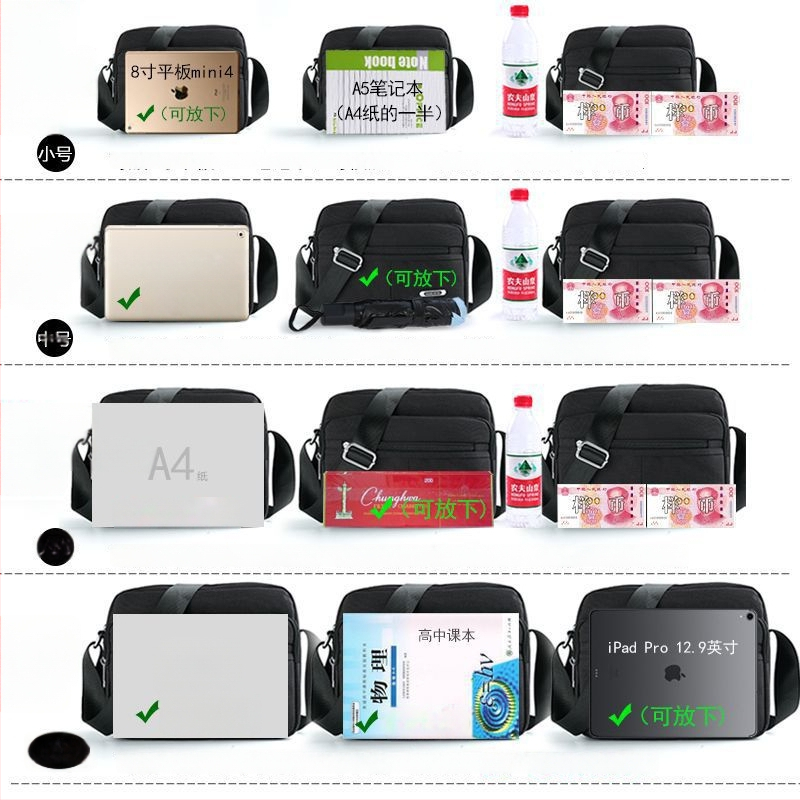 Férfi PU válltáska — vízálló, Oxford béléssel, szabadidős utazásokhoz, nyár 2024