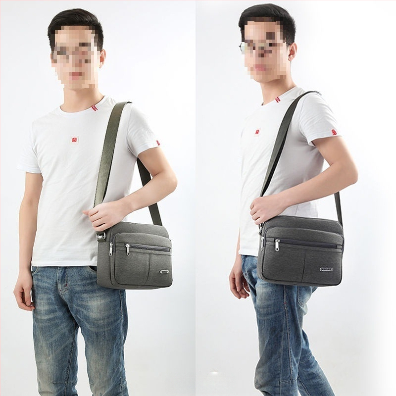 Férfi PU válltáska — vízálló, Oxford béléssel, szabadidős utazásokhoz, nyár 2024