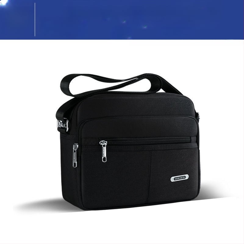 Férfi PU válltáska — vízálló, Oxford béléssel, szabadidős utazásokhoz, nyár 2024